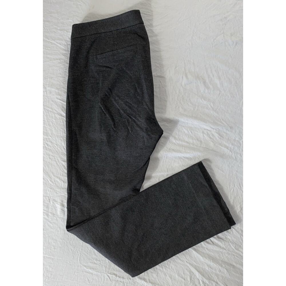NYDJ Lift/Tuck Ponte Knit Stretch Chino Pants. Charcoal Gray, Women's 8. EUC!!